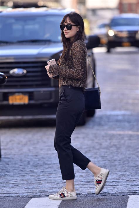 dakota johnson gucci shoes|dakota johnson Gucci outfit.